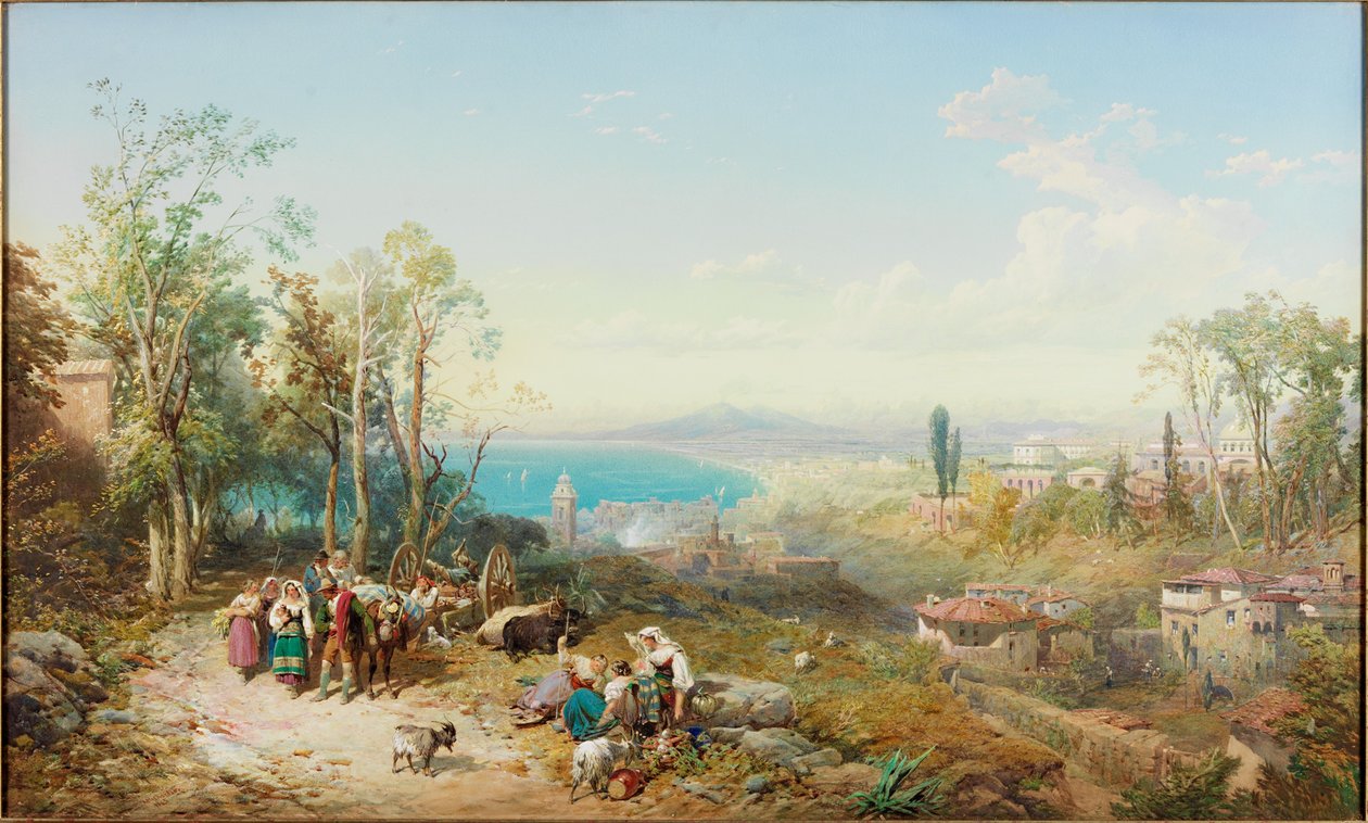 Castellammare, Baie de Naples - Thomas Miles II Richardson