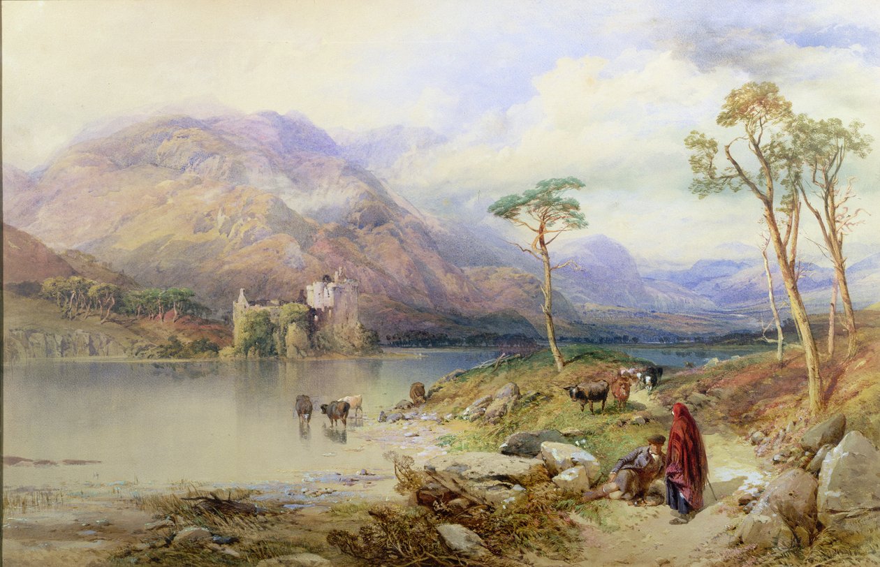 Château de Kilchurn sur le Loch Awe - Thomas Miles Richardson