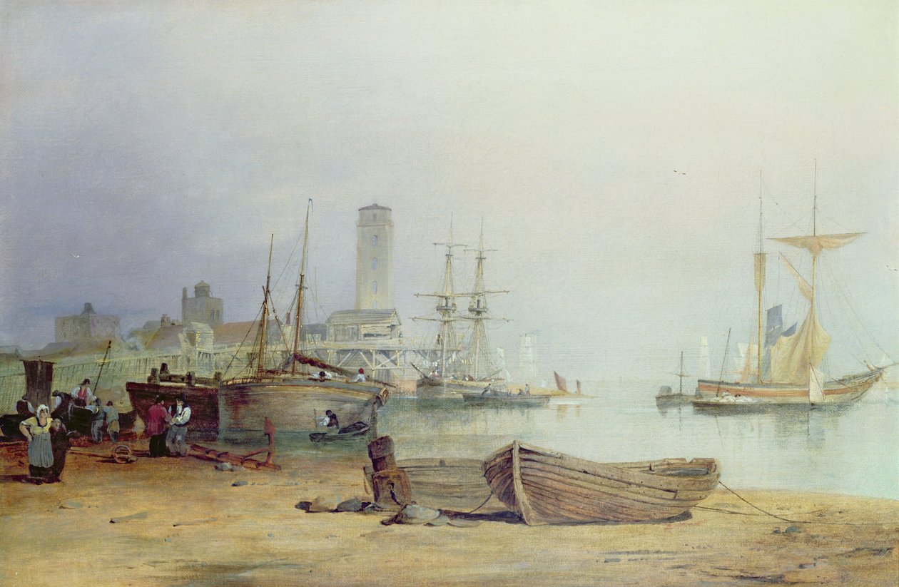 Low Lights, North Shields - Thomas Miles Richardson