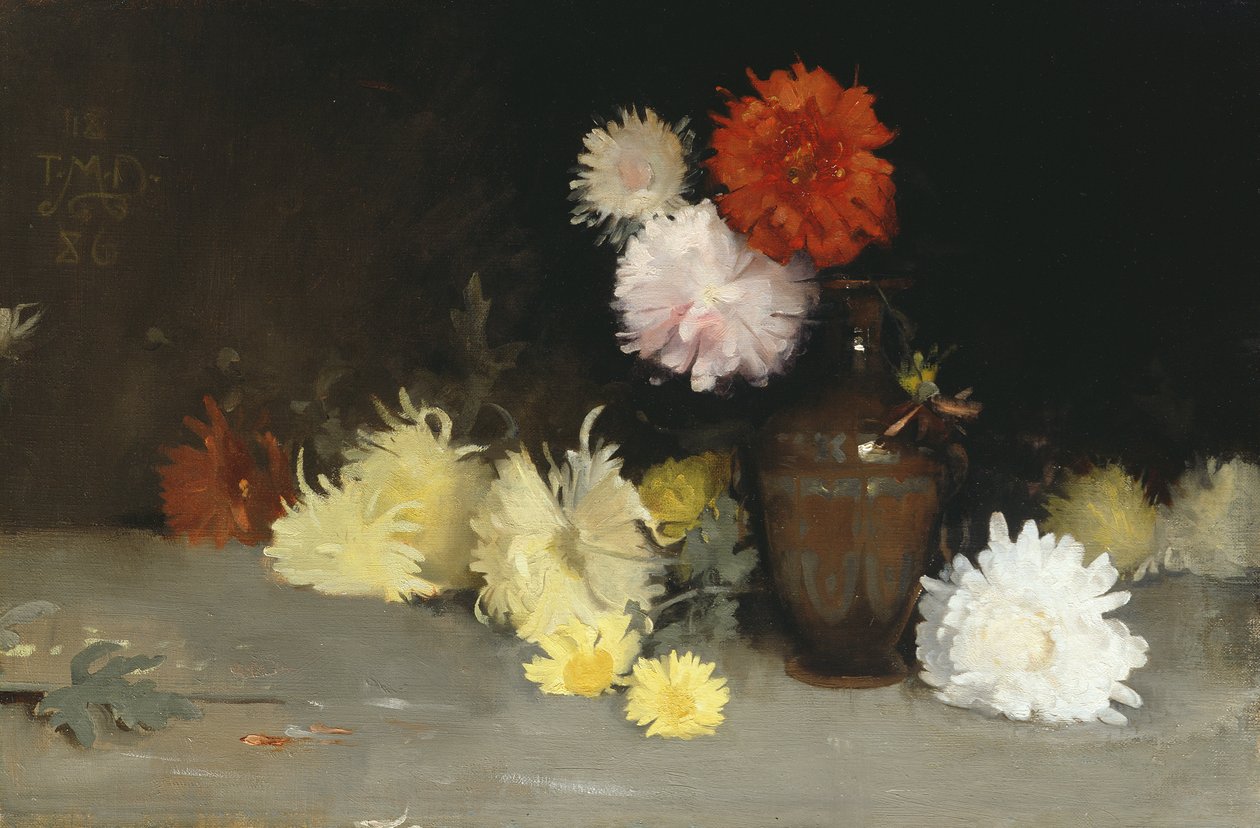 Fleurs dans un vase, 1886 - Thomas Millie Dow