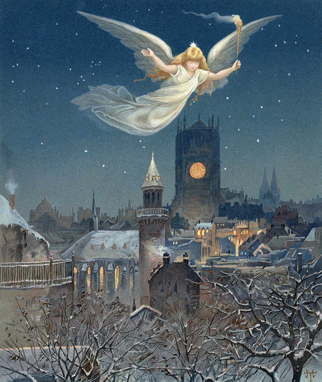 Carte de Noël, 1885 - Thomas Moran
