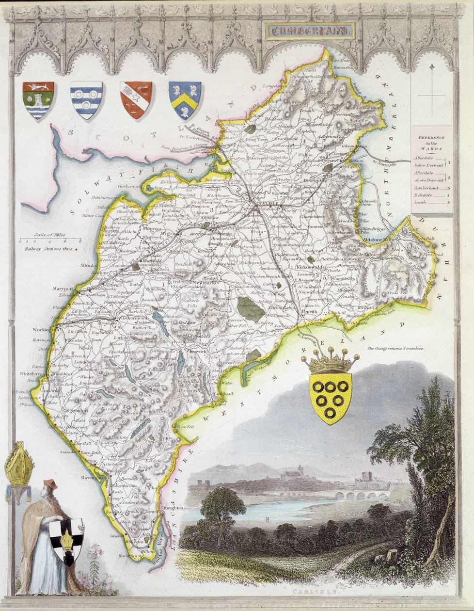 Carte de Cumberland, de 