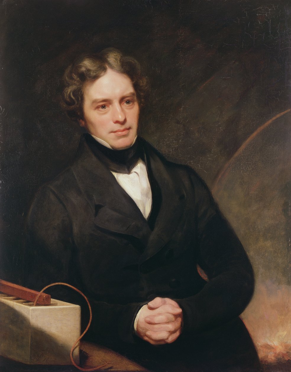 Portrait de Michael Faraday (1791-1867) 1841-42 - Thomas Phillips