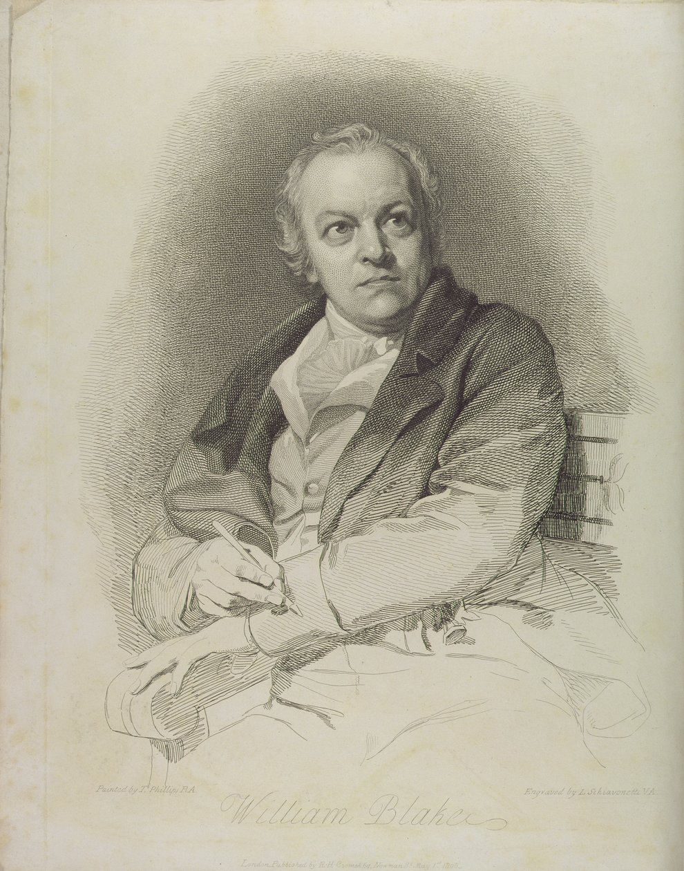 Portrait de William Blake, frontispice de 