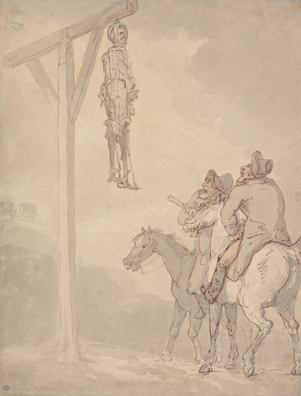 Un Gibet - Thomas Rowlandson