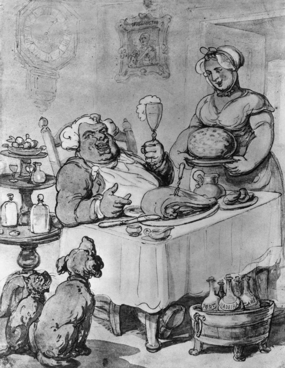Un bon repas - Thomas Rowlandson