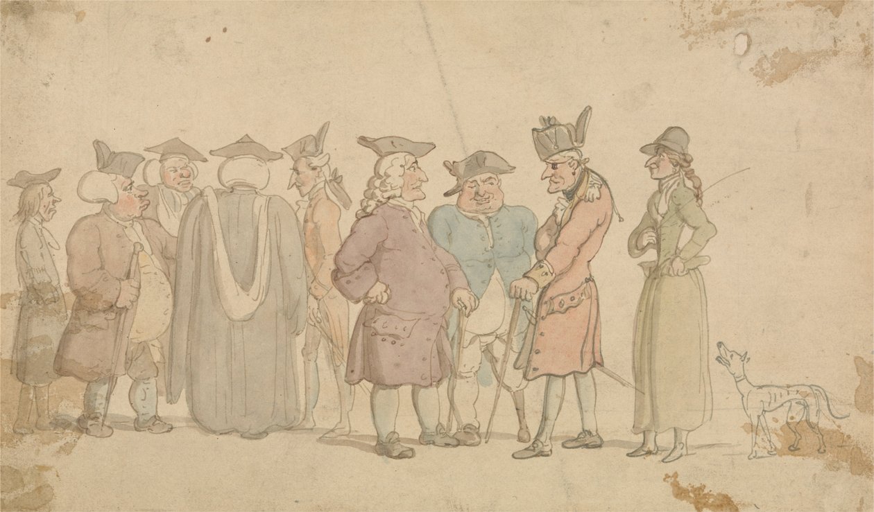 Un Groupe de Figures - Thomas Rowlandson