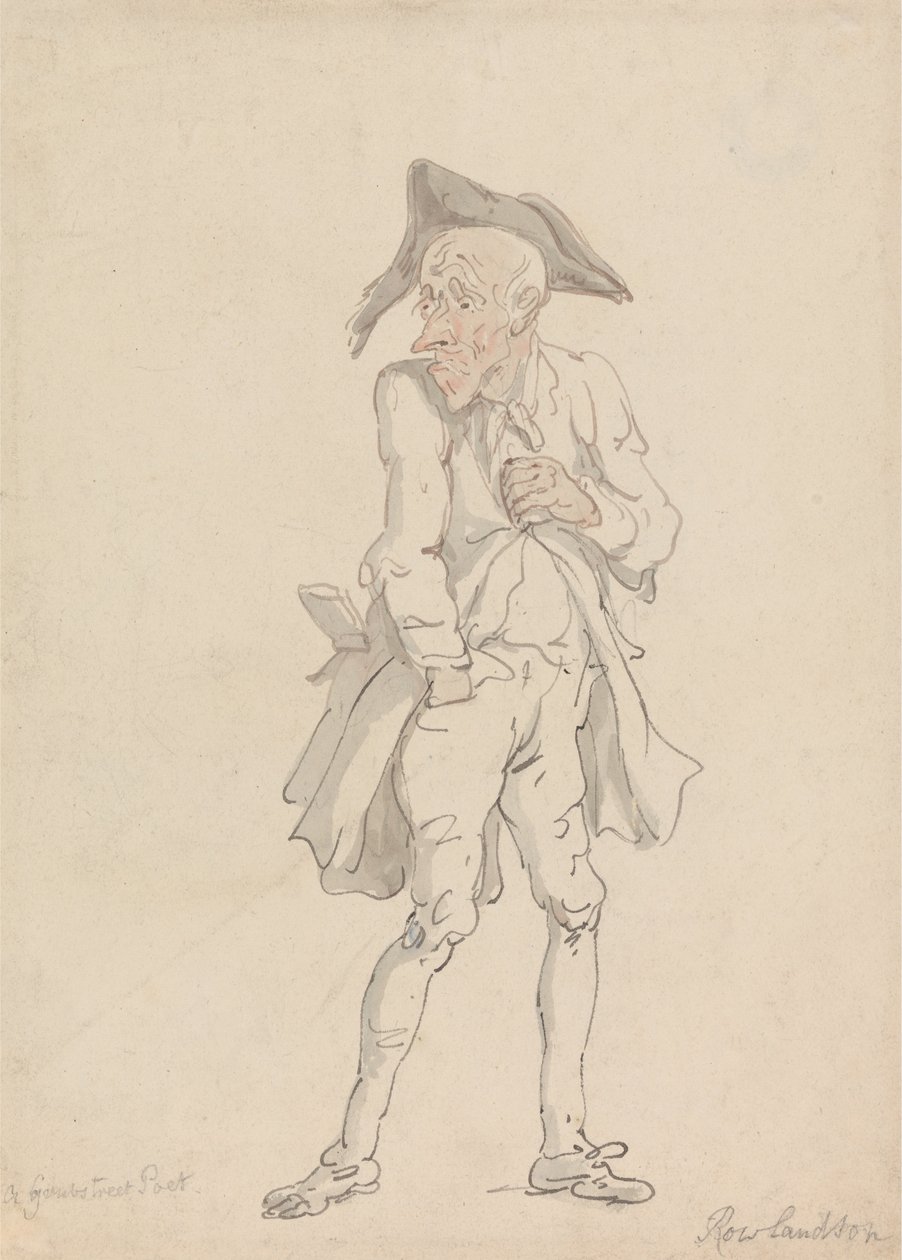 Un poète de Grub Street - Thomas Rowlandson