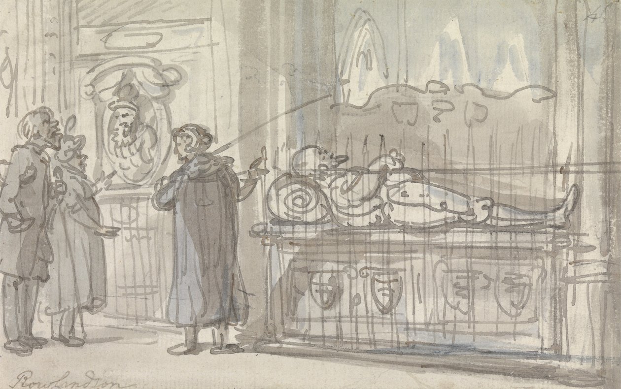 Une visite dans une cathédrale - Thomas Rowlandson