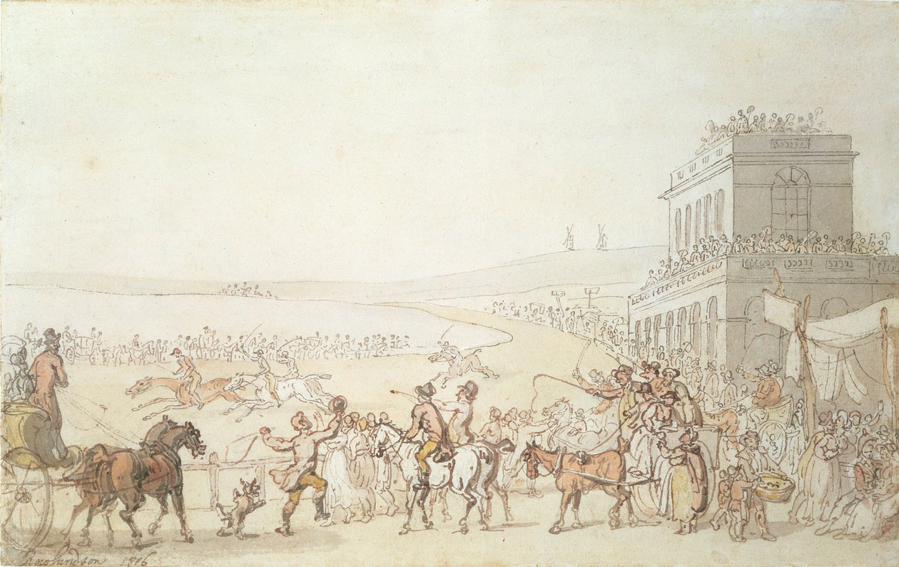 Courses de Brighton, 1816 - Thomas Rowlandson