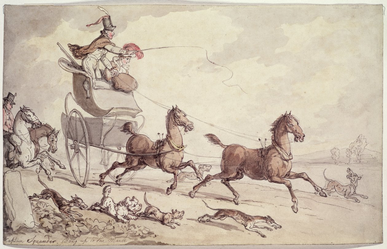 Capitaine Squander, Bang up to the Mark - Thomas Rowlandson