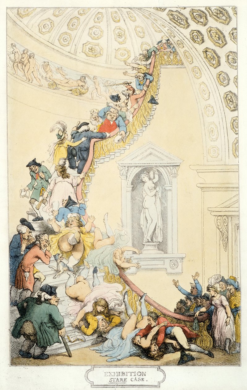 Exposition Stare Case, vers 1800 - Thomas Rowlandson