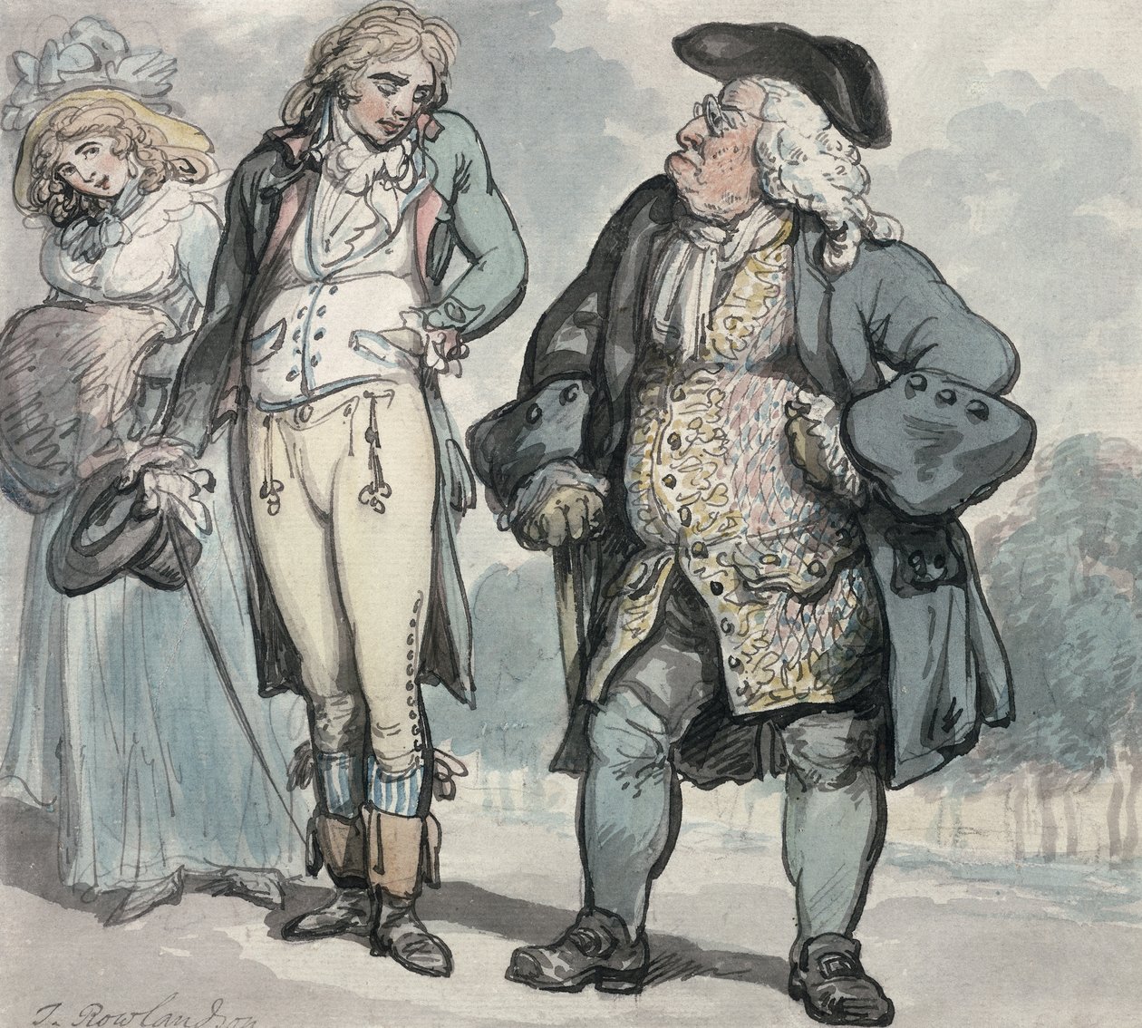 Le mécontentement du père - Thomas Rowlandson