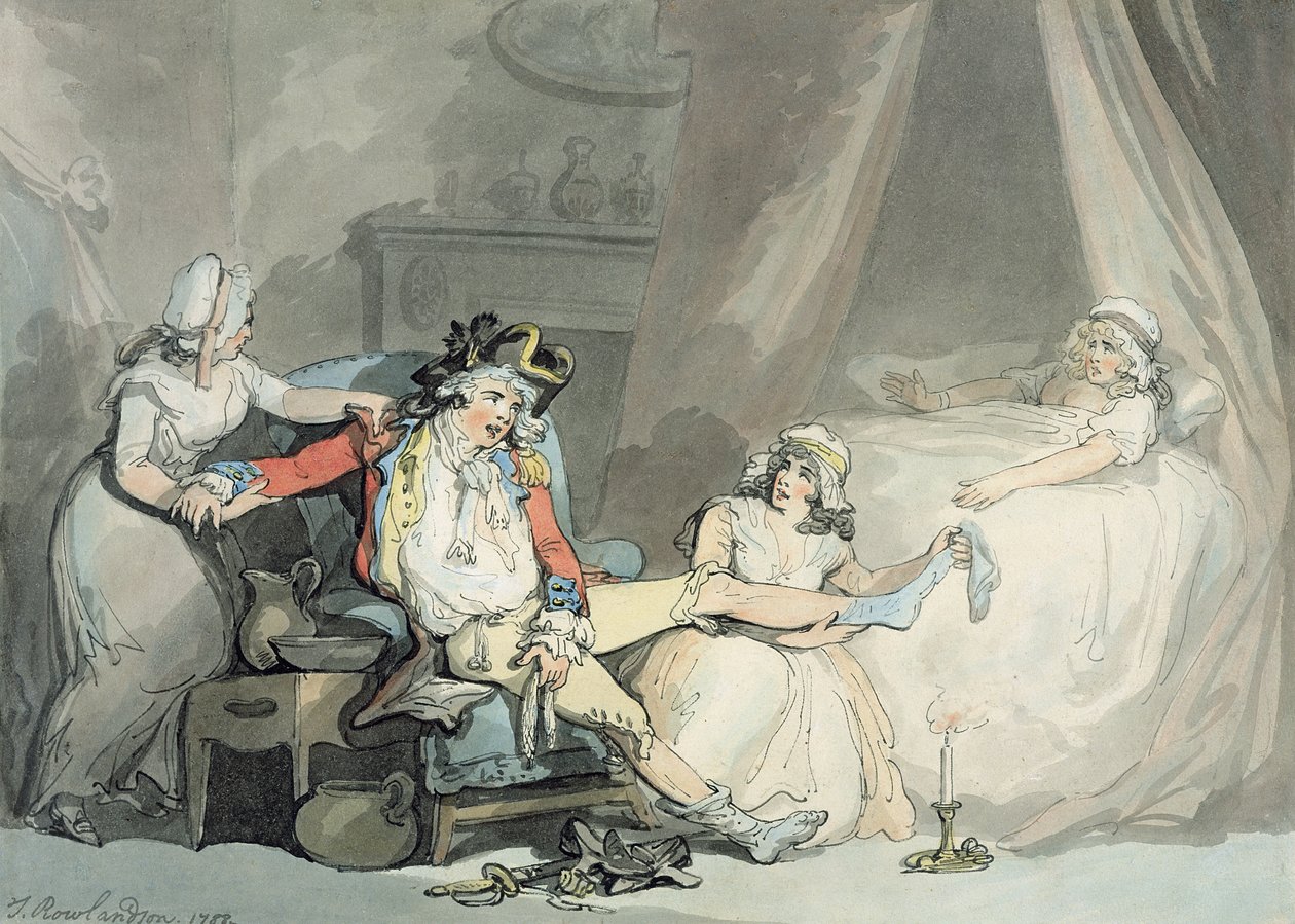 Quatre heures en ville - Thomas Rowlandson
