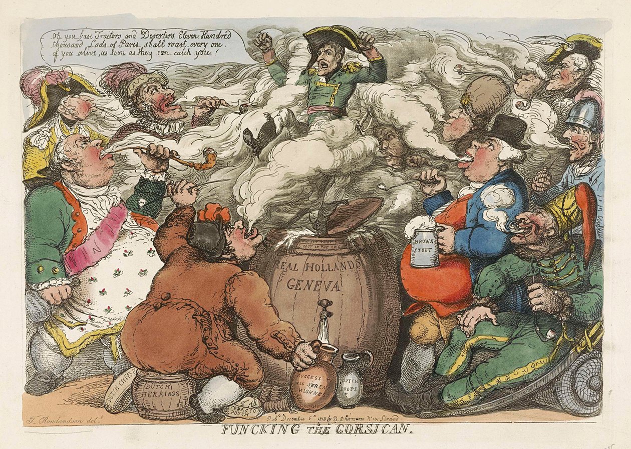Funcking le Corse - Thomas Rowlandson