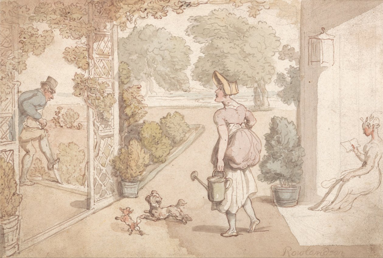 Jardinage - Thomas Rowlandson