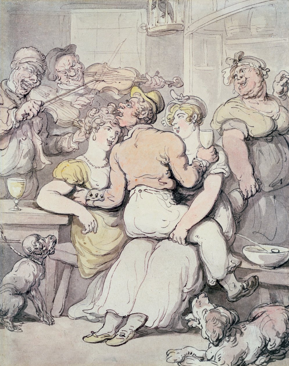 Jack Tar admirant le beau sexe | Thomas Rowlandson