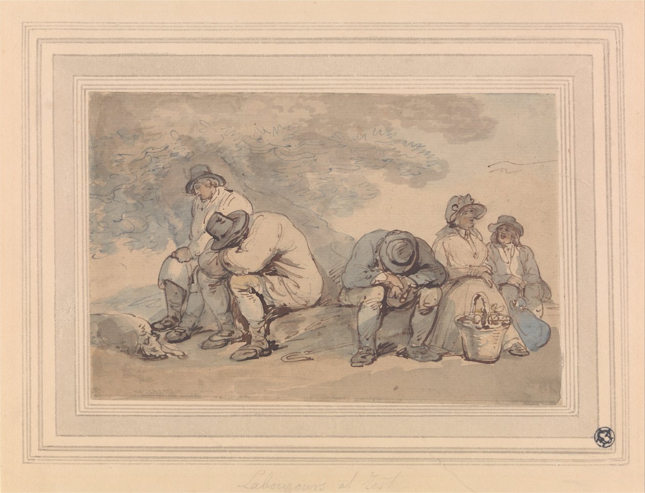 Travailleurs au repos - Thomas Rowlandson