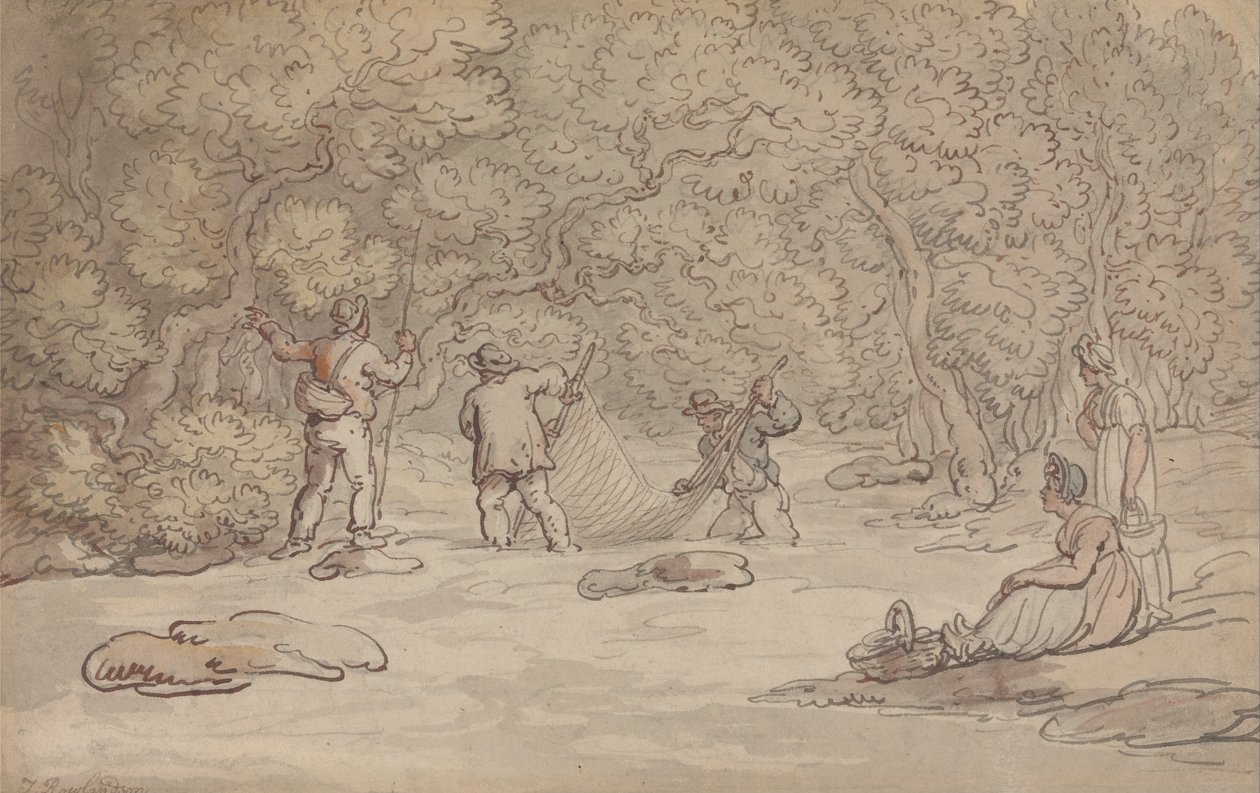 Filet de saumon - Thomas Rowlandson