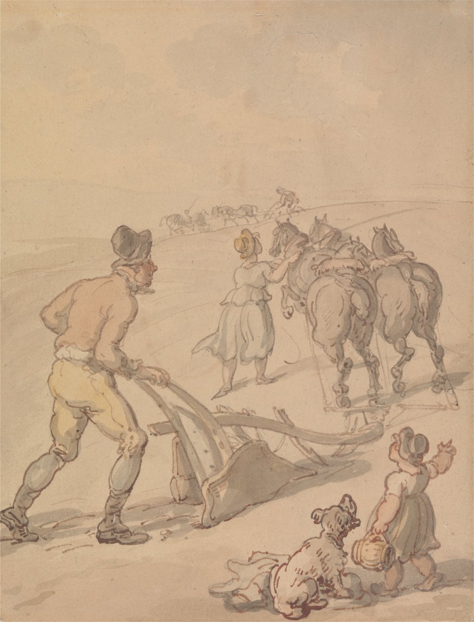 Labourage - Thomas Rowlandson