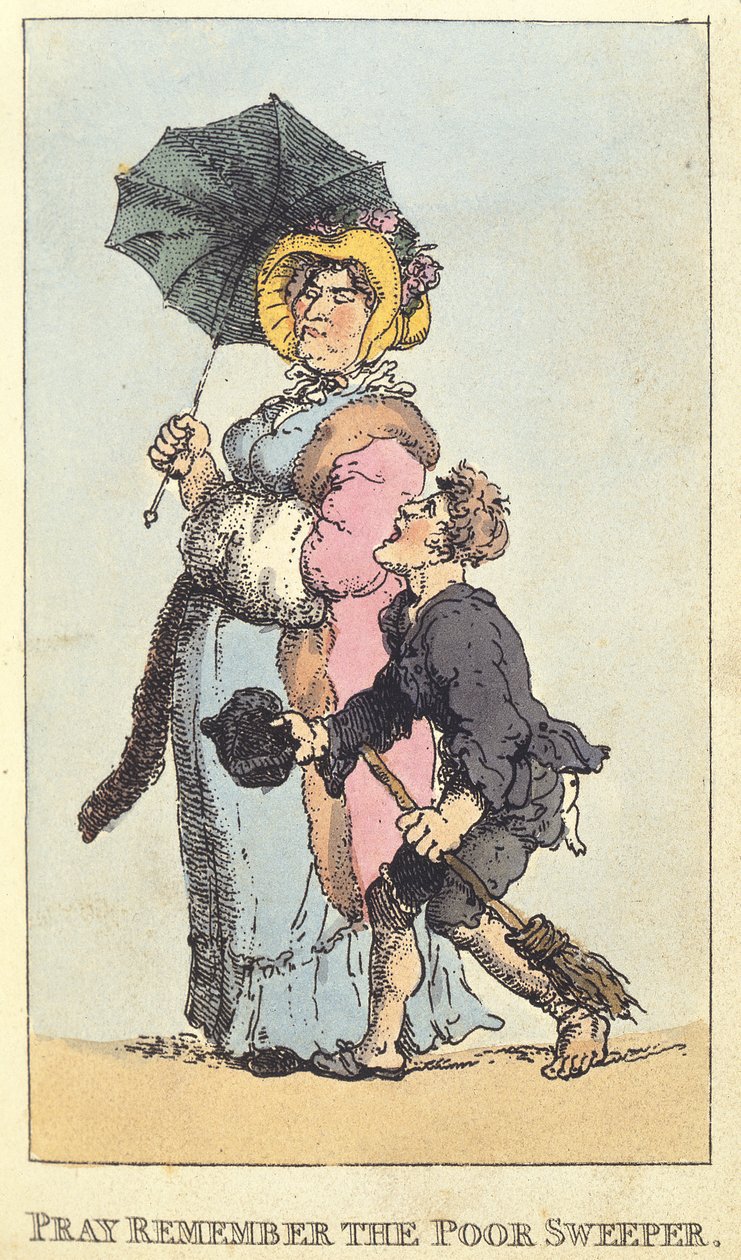 Souvenez-vous des pauvres balayeurs, 1820 - Thomas Rowlandson