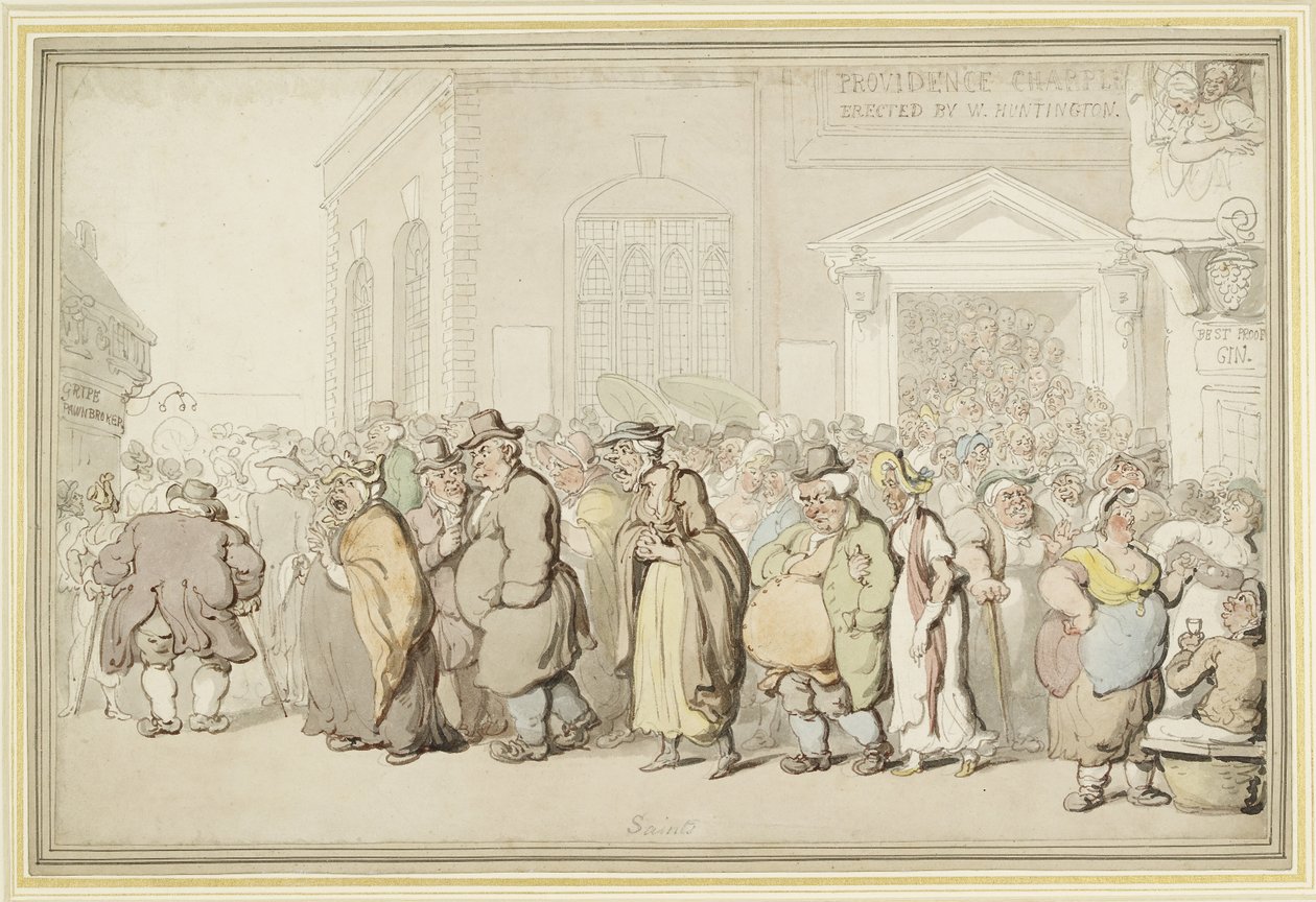 Chapelle de la Providence - Thomas Rowlandson