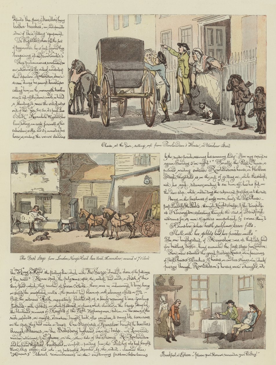 Le Tour de Rowlandson en Calèche, 1782 - Thomas Rowlandson