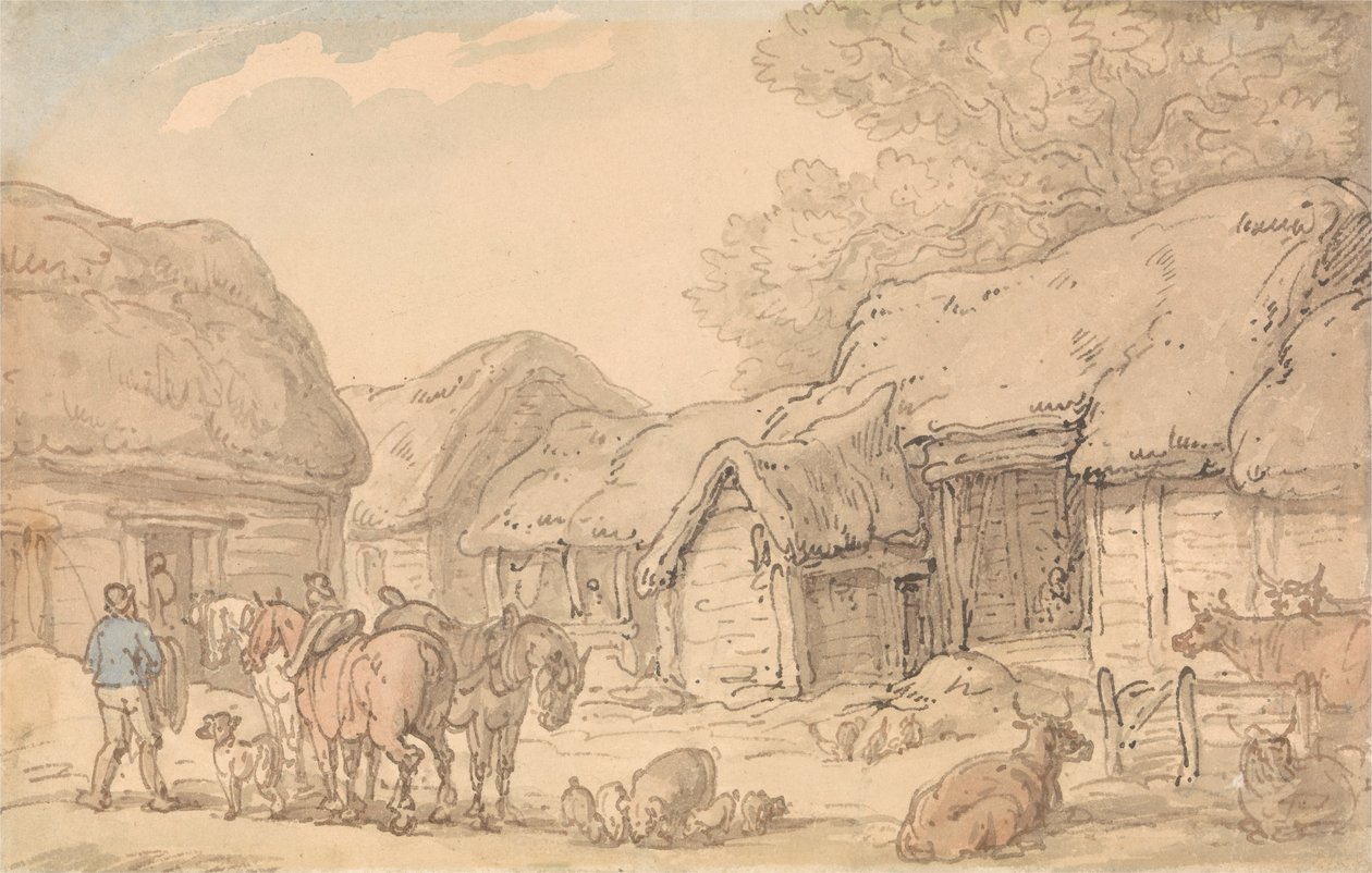 La basse-cour - Thomas Rowlandson