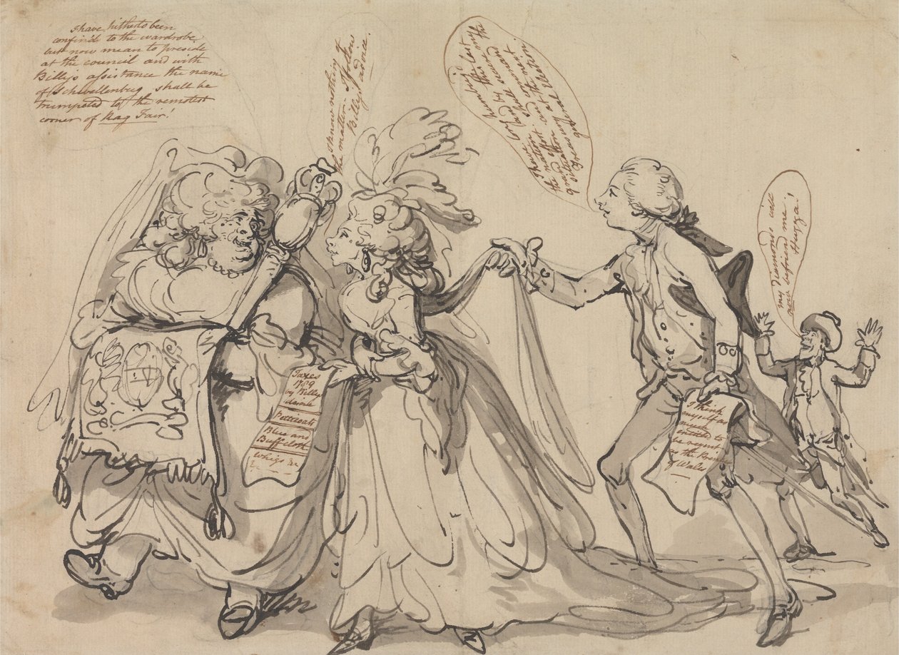 La perspective devant nous - Thomas Rowlandson