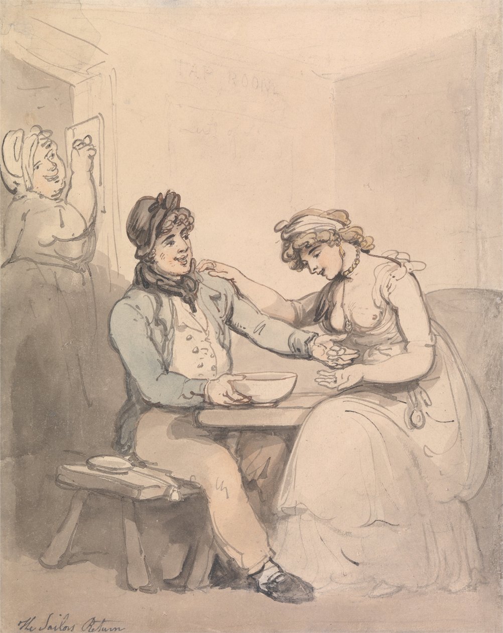 Le Retour des marins - Thomas Rowlandson