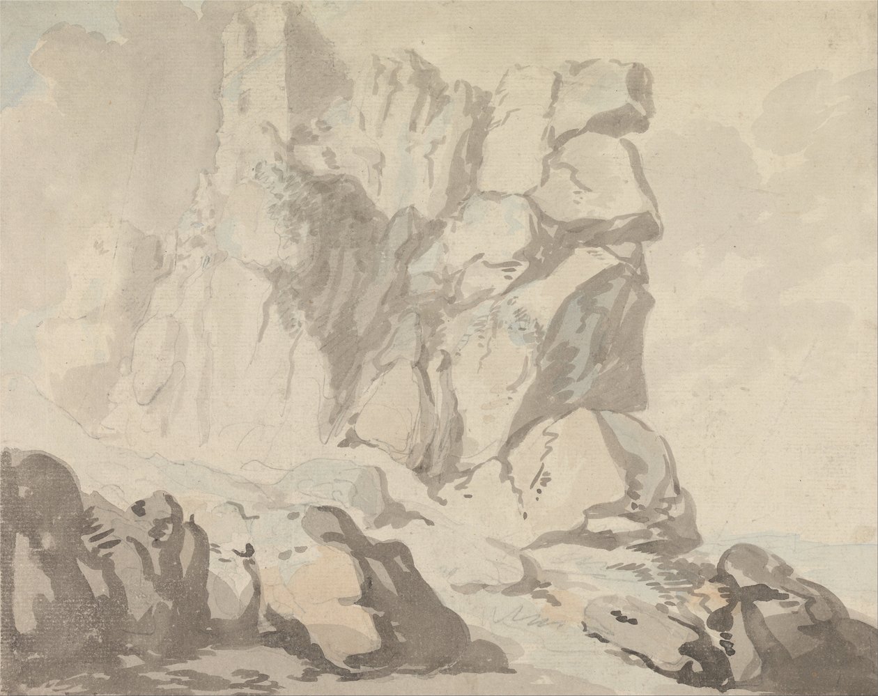 Château de Tintagel - Thomas Rowlandson
