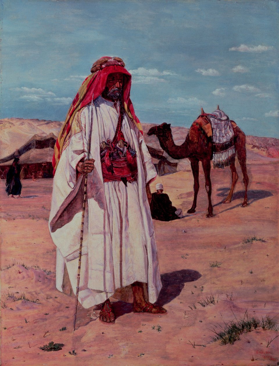 Sir Richard Burton (1821-90) en Tenue Arabe, 1854 - Thomas Seddon
