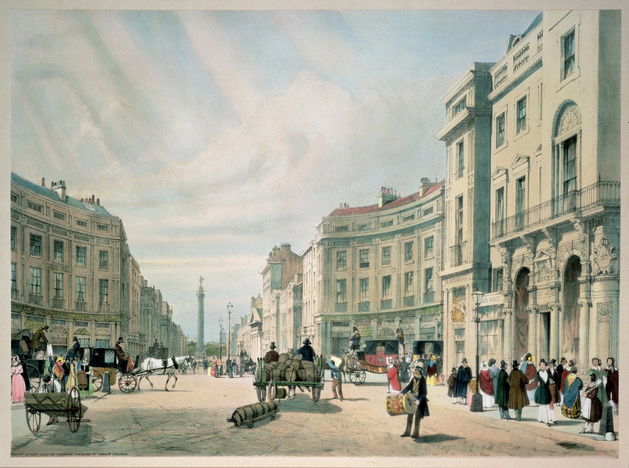 Oxford Circus, 1842 - Thomas Shotter Boys