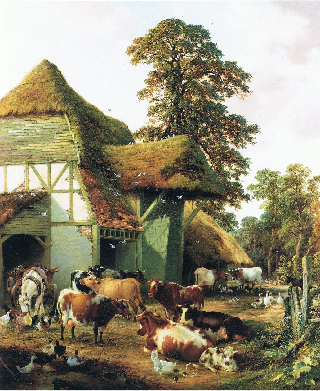 Une ferme dans le Kent - Thomas Sidney Cooper