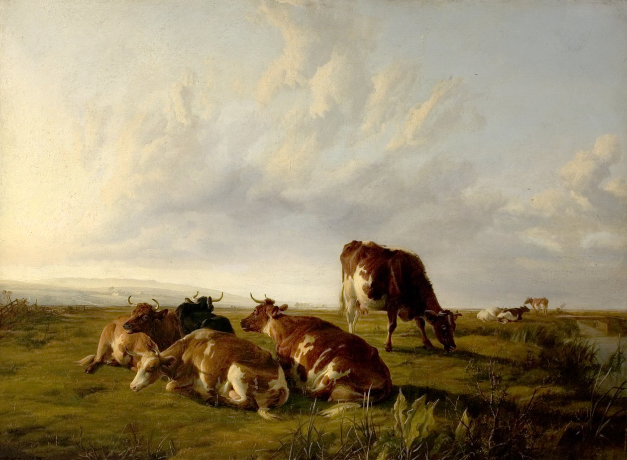 Après-midi dans les prés, 1861 - Thomas Sidney Cooper
