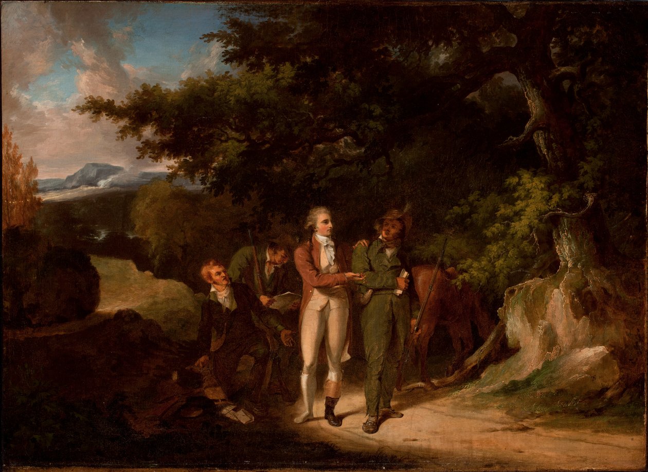 La Capture du Major André, 1812 - Thomas Sully
