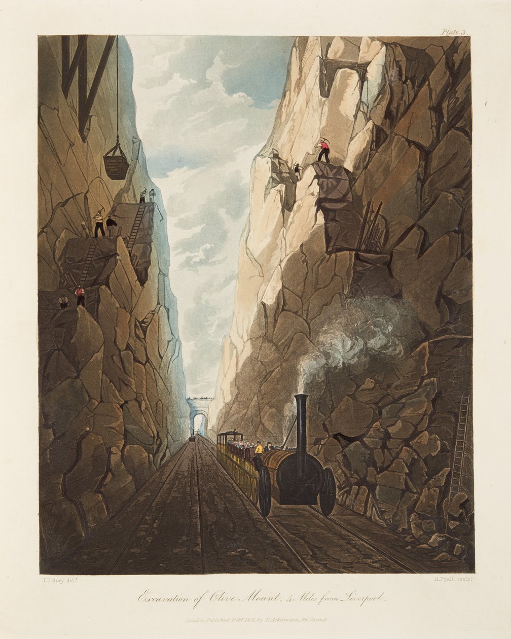 Excavation de Olive Mount, à 4 miles de Liverpool, 1831 - Thomas Talbot Bury