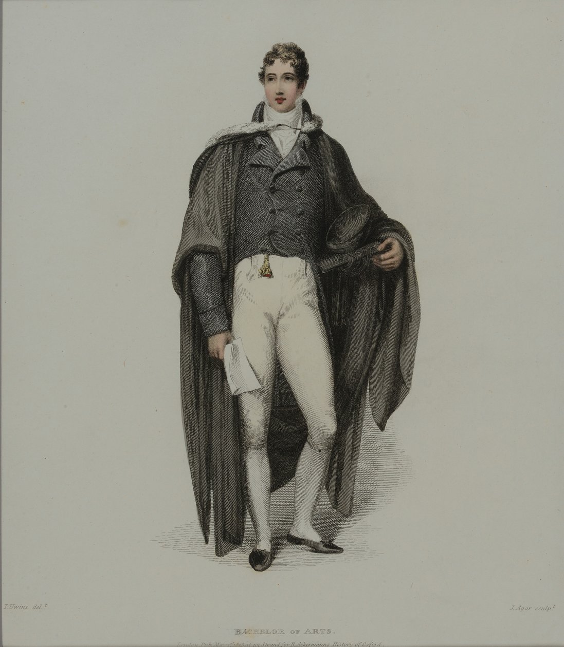 Bachelier ès Arts, gravé par J. Agar, publié dans 