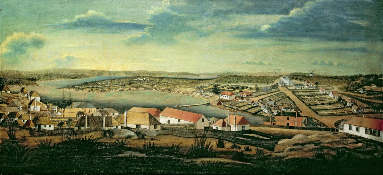 Sydney, capitale de la Nouvelle-Galles du Sud, vers 1800 - Thomas Watling