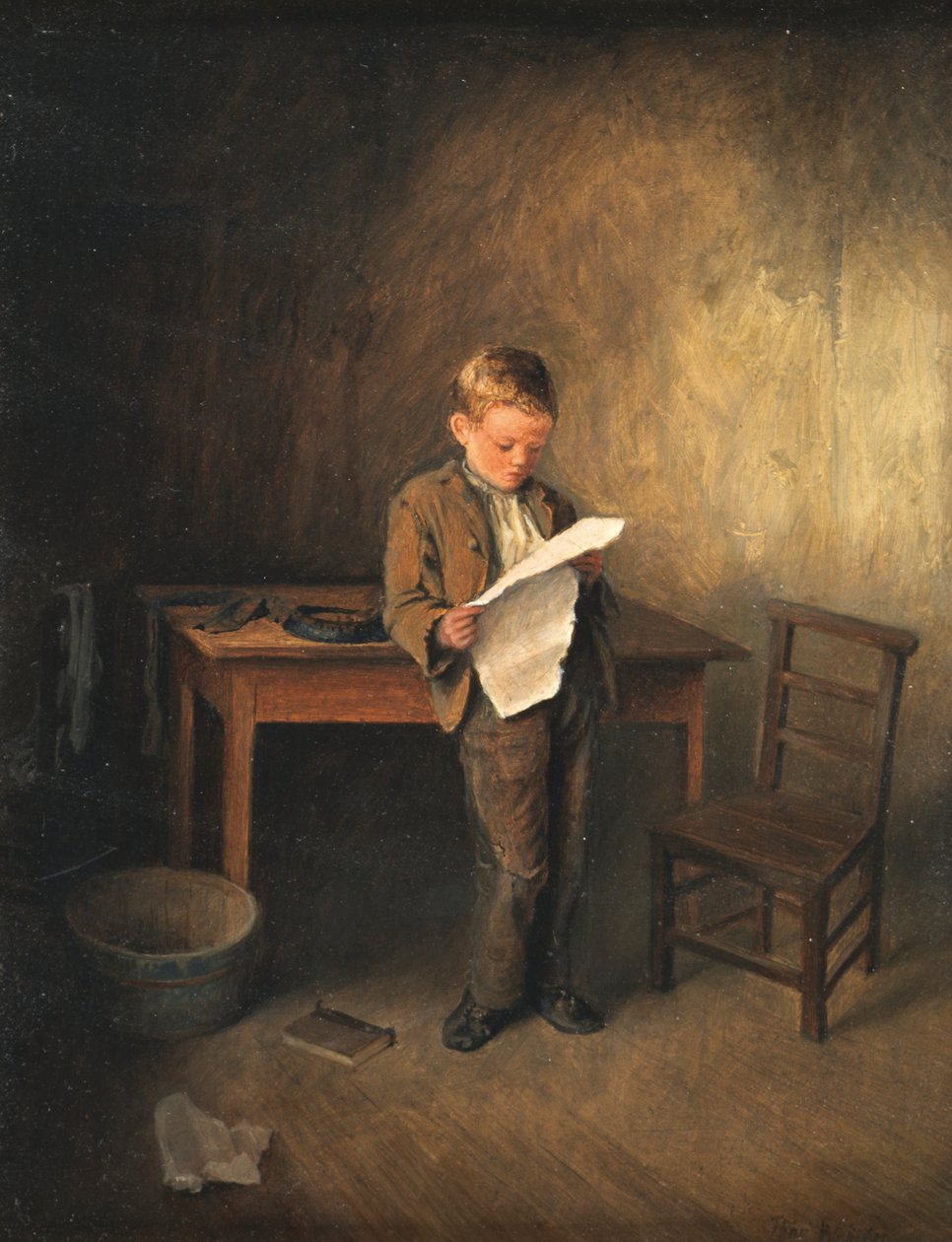 Lire les nouvelles, 1856-1886 - Thomas Webster