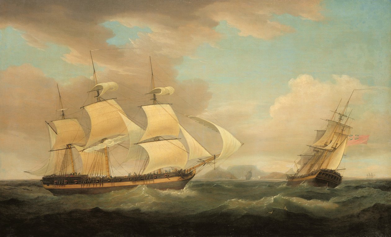 Scène de navigation - Thomas Whitcombe