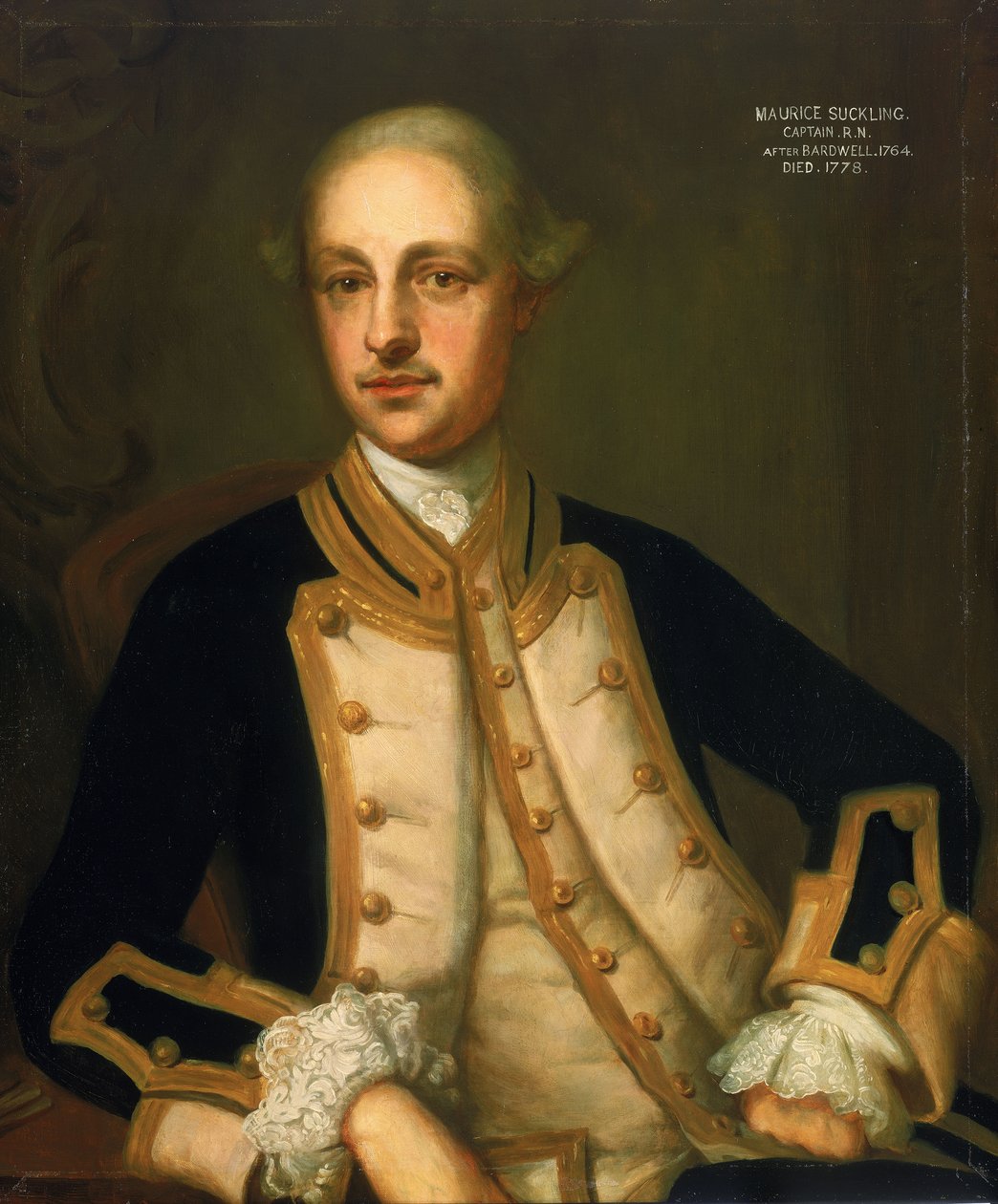 Capitaine Maurice Suckling (1725-1778) - Thomas (after) Bardwell