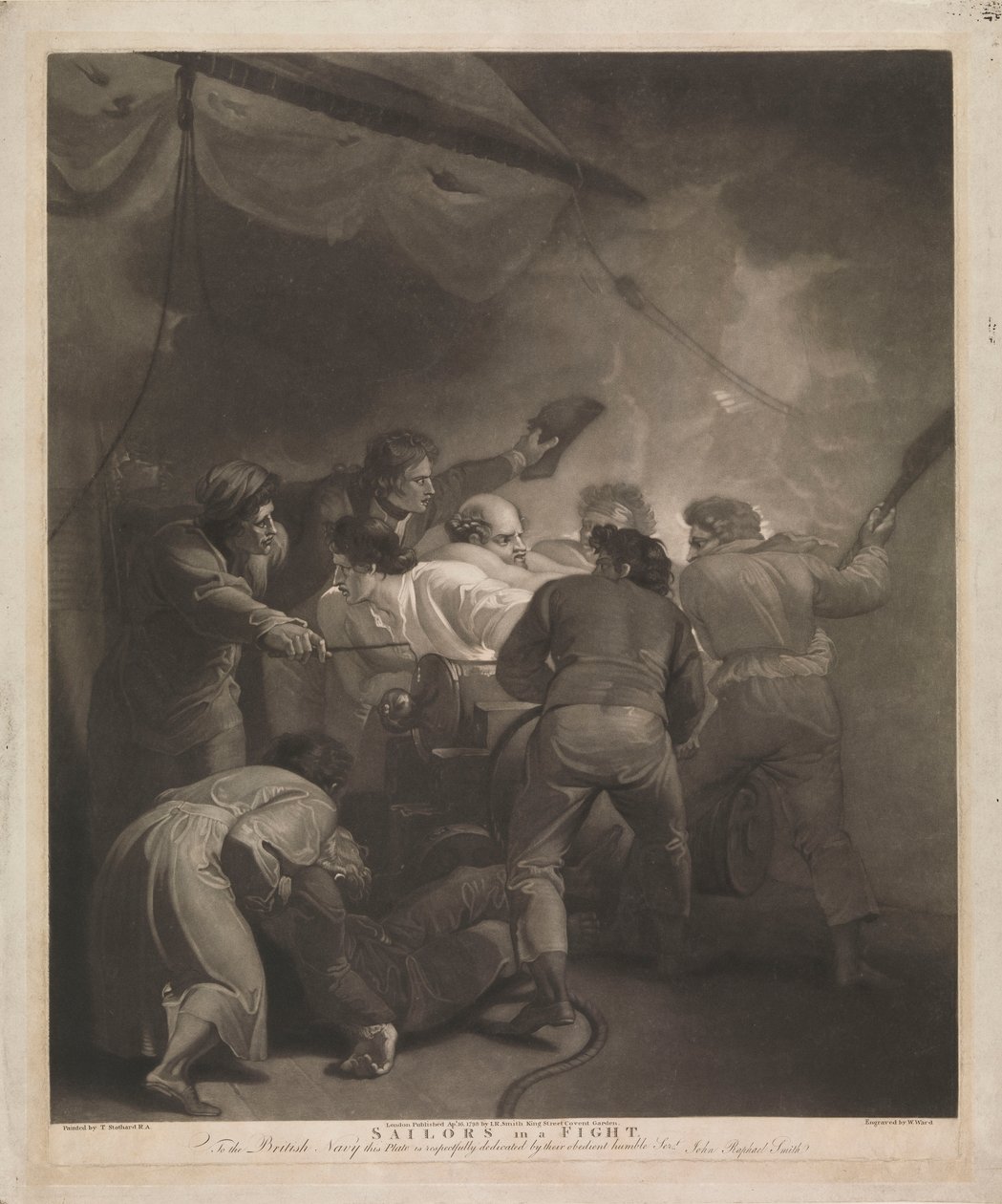 Marins en combat - Thomas (after) Stothard