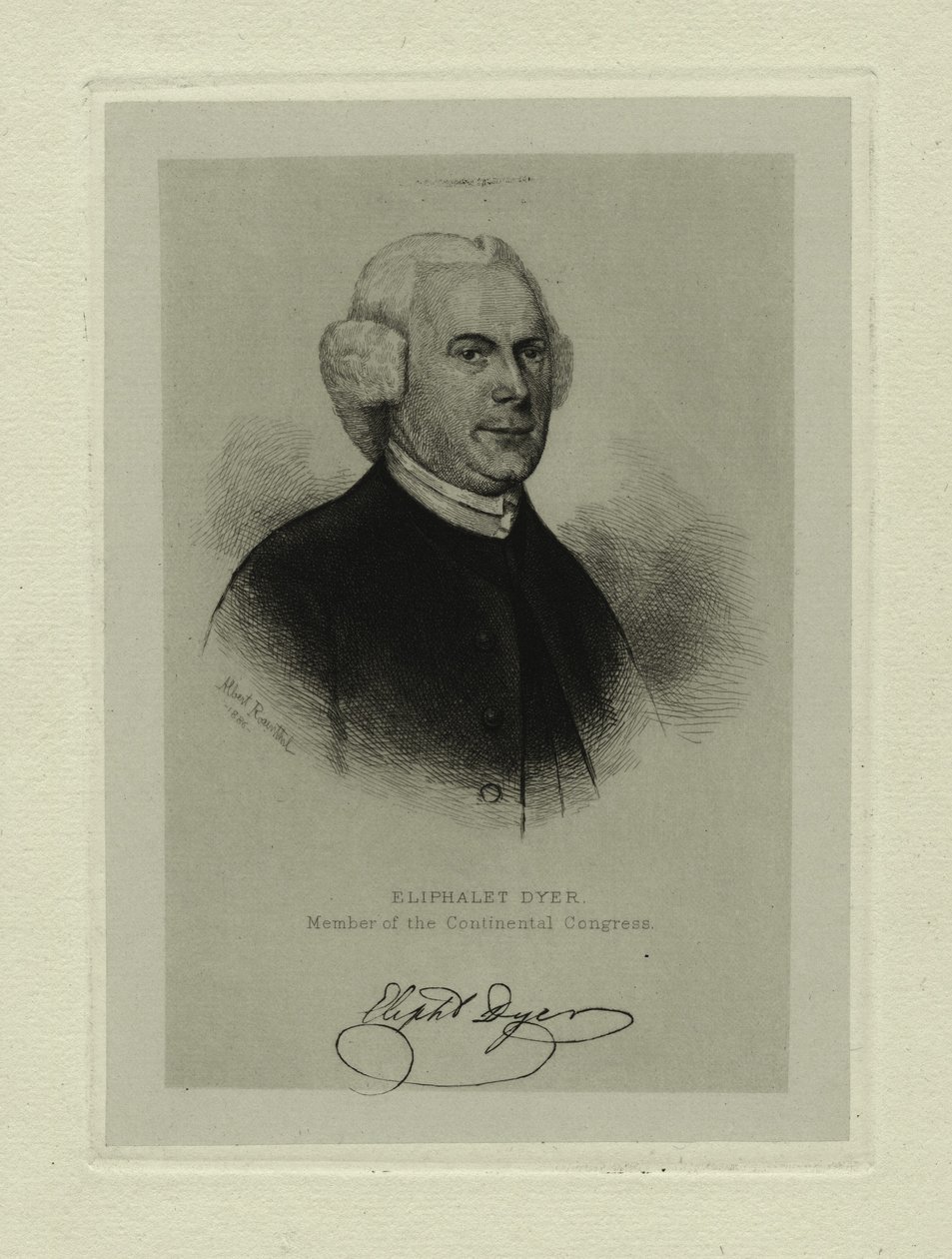Eliphalet Dyer - Thomas Addis (after) Emmet