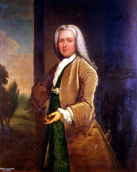 Portrait de Denzil Suckling (d.1744) - Thomas Bardwell