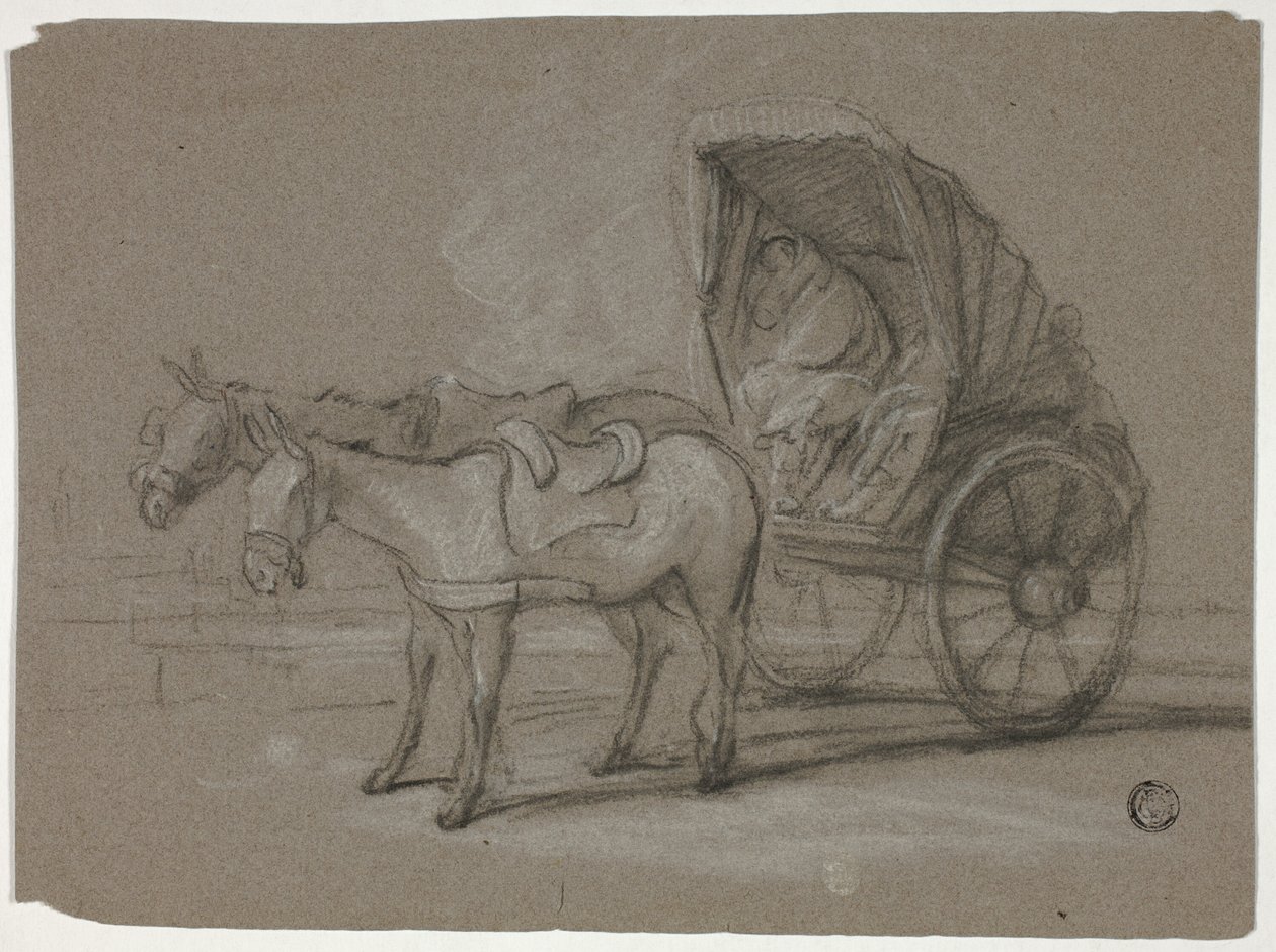 Chariot de marchand - Thomas Barker