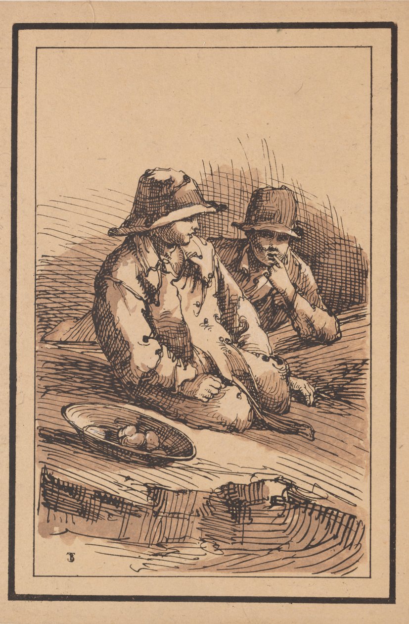 Figures rustiques : Deux garçons, 1801 - Thomas Barker