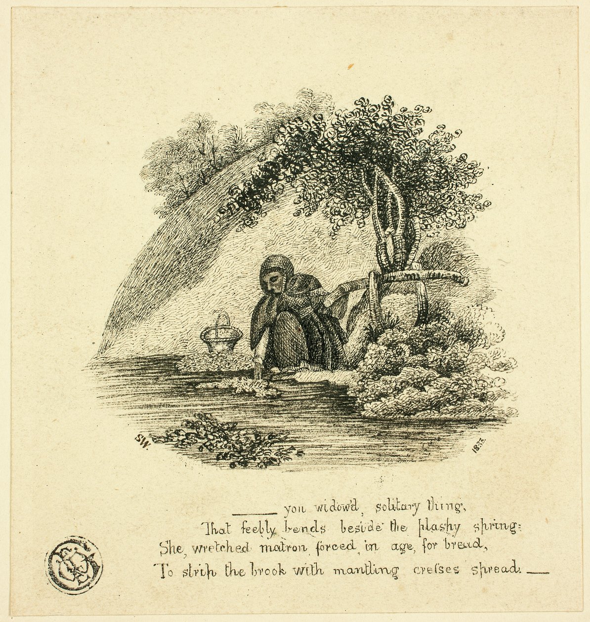...Tu es une veuve solitaire - Thomas Bewick
