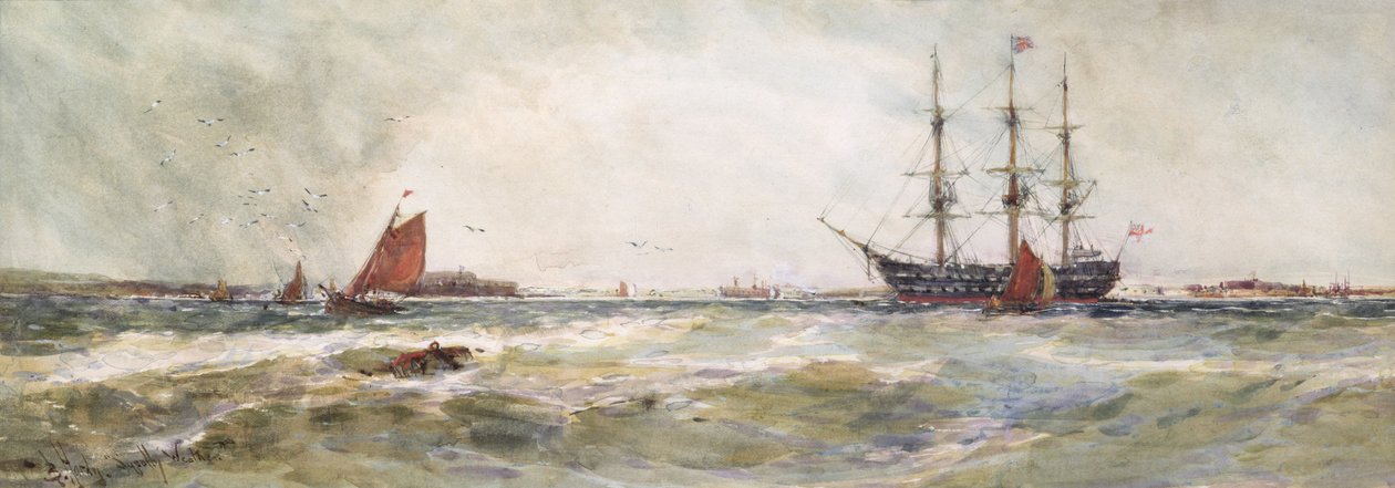 Temps orageux, Portsmouth - Thomas Bush Hardy