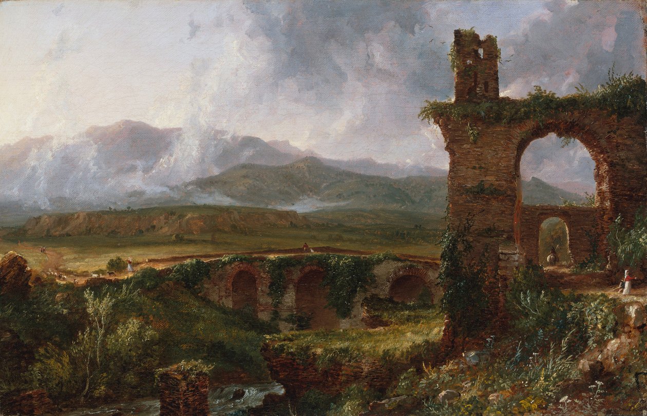 Vue près de Tivoli (Matin) - Thomas Cole